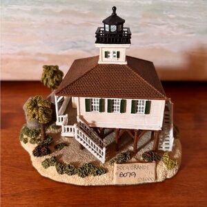 Boca Grande Lighthouse Miniature Figurine - Harbour Lights Society Exclusive